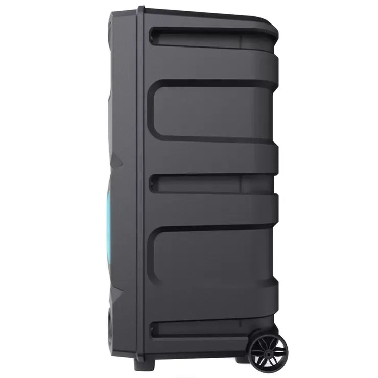 150W Bluetooth Karaoke & PA System Black with LED Lights and Remote Control