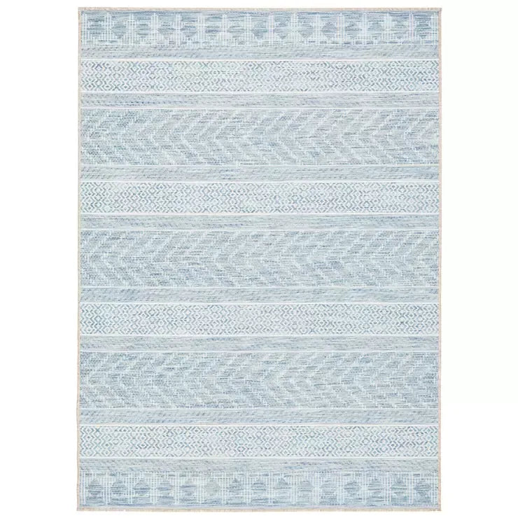 Blue Terrace Rug 400 x 300cm for Indoor and Outdoor Use