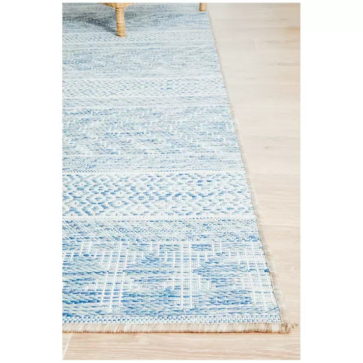 Blue Terrace Rug 400 x 300cm for Indoor and Outdoor Use