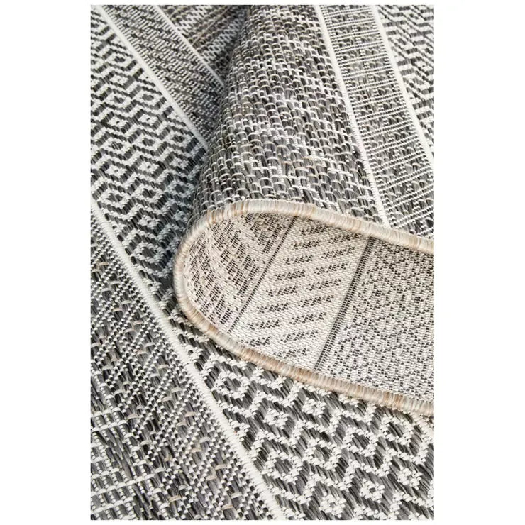 Grey Terrace Rug 400 x 300cm for Indoor and Outdoor Use