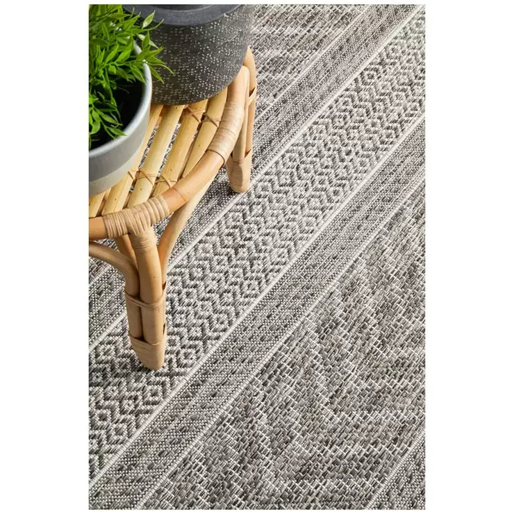 Grey Terrace Rug 400 x 300cm for Indoor and Outdoor Use