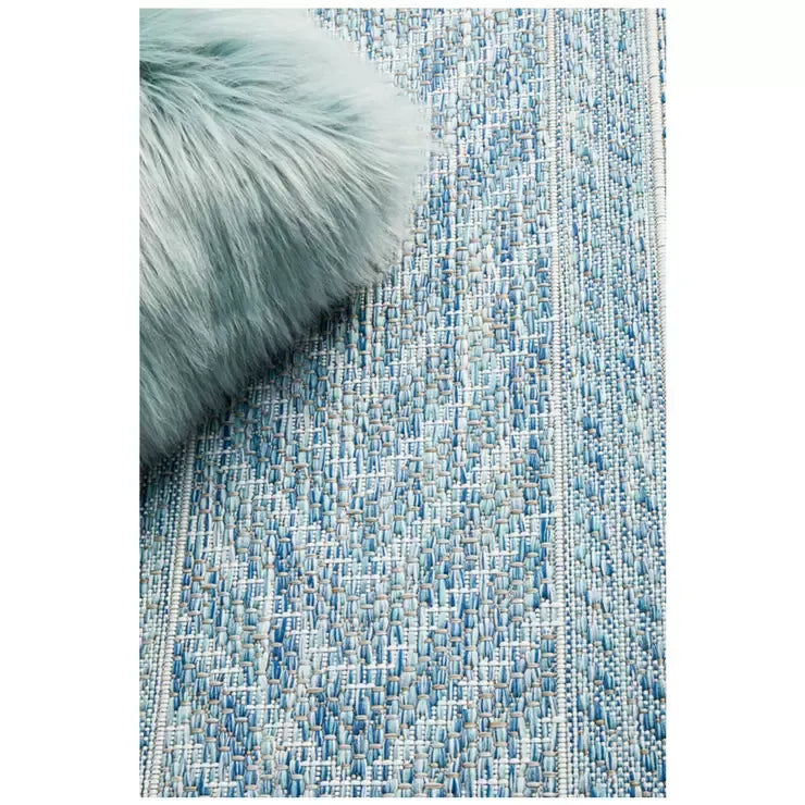 Blue Terrace 5505 Rug 230 x 160cm for Indoor and Outdoor Use