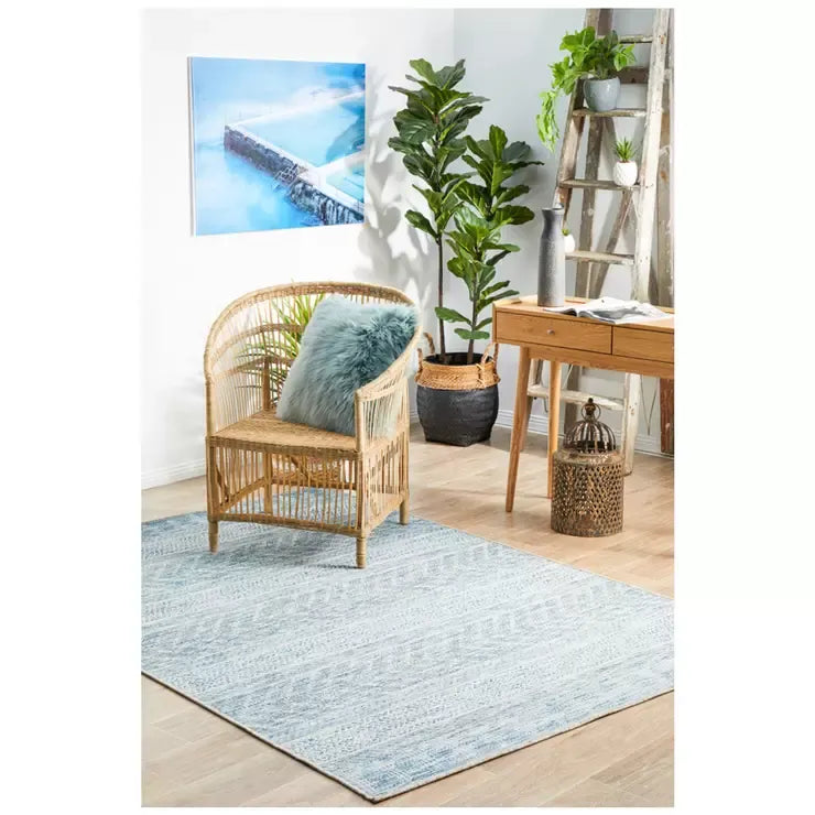 Blue Terrace 5505 Rug 230 x 160cm for Indoor and Outdoor Use