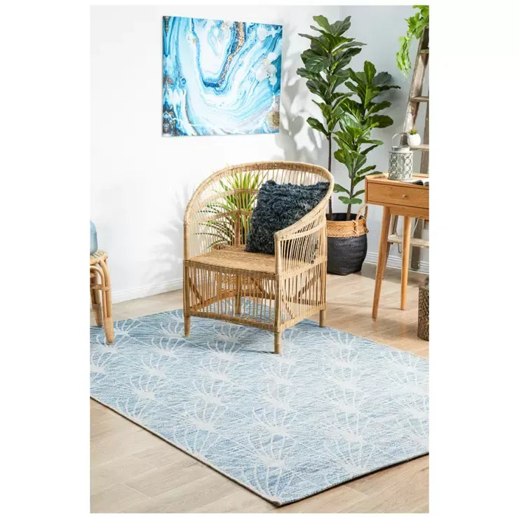 Blue Terrace Rug 290 x 200cm for Indoor and Outdoor Use