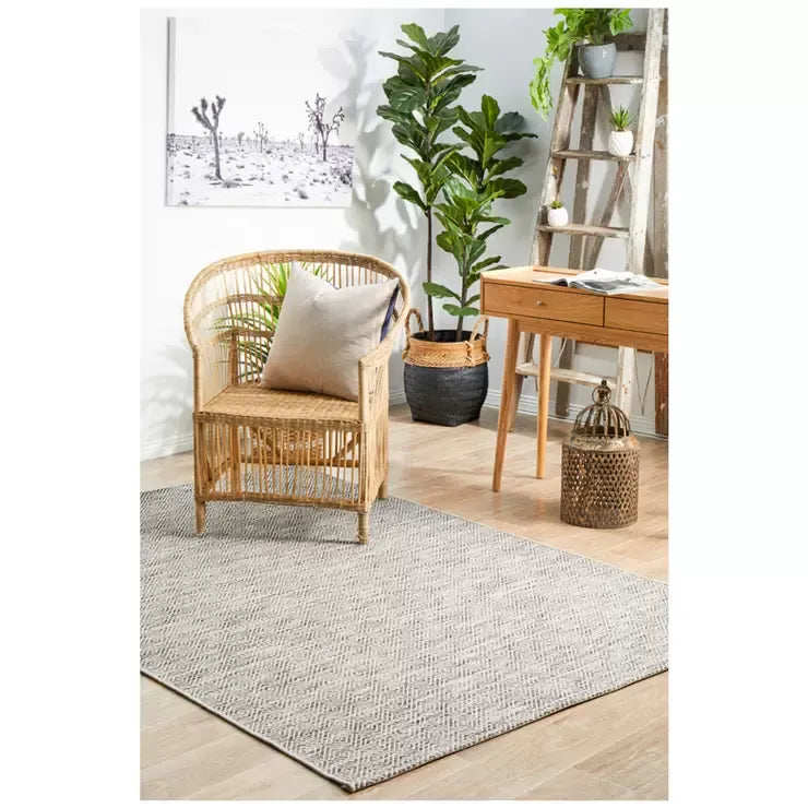 Terrace 5500 Grey Rug 400 x 300cm for Indoor and Outdoor Use