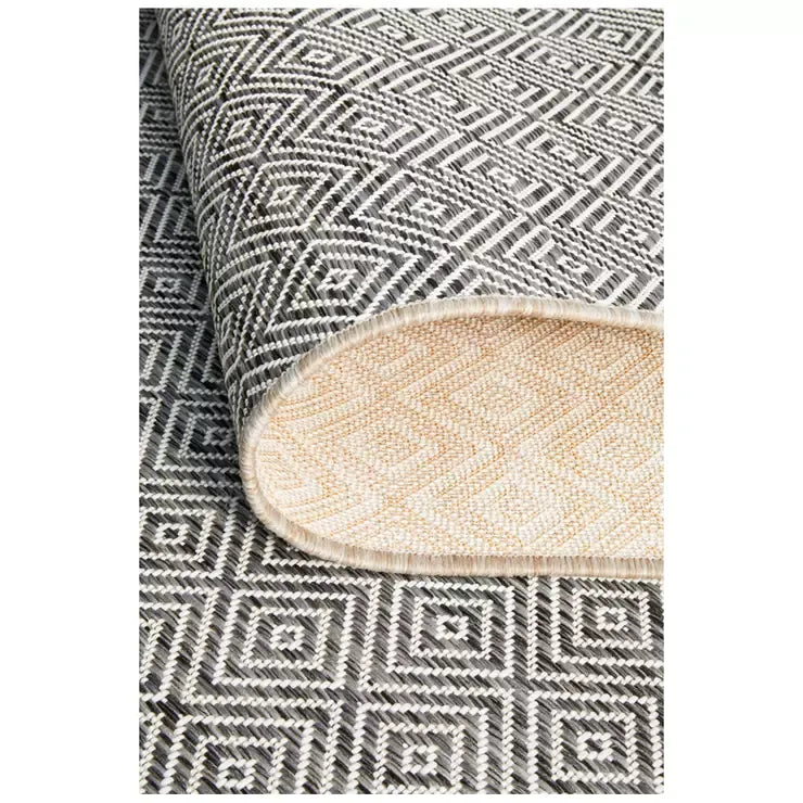 Grey Terrace 5500 Rug 230 x 160cm for Indoor and Outdoor Use