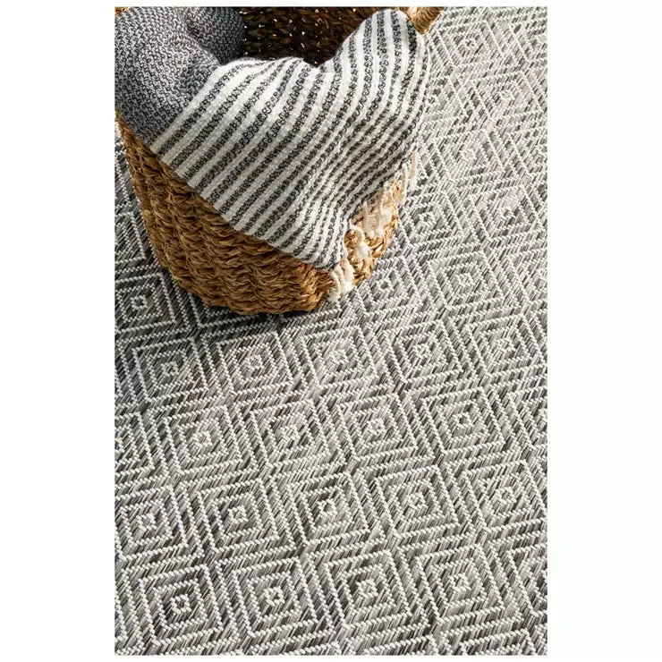 Grey Terrace 5500 Rug 230 x 160cm for Indoor and Outdoor Use