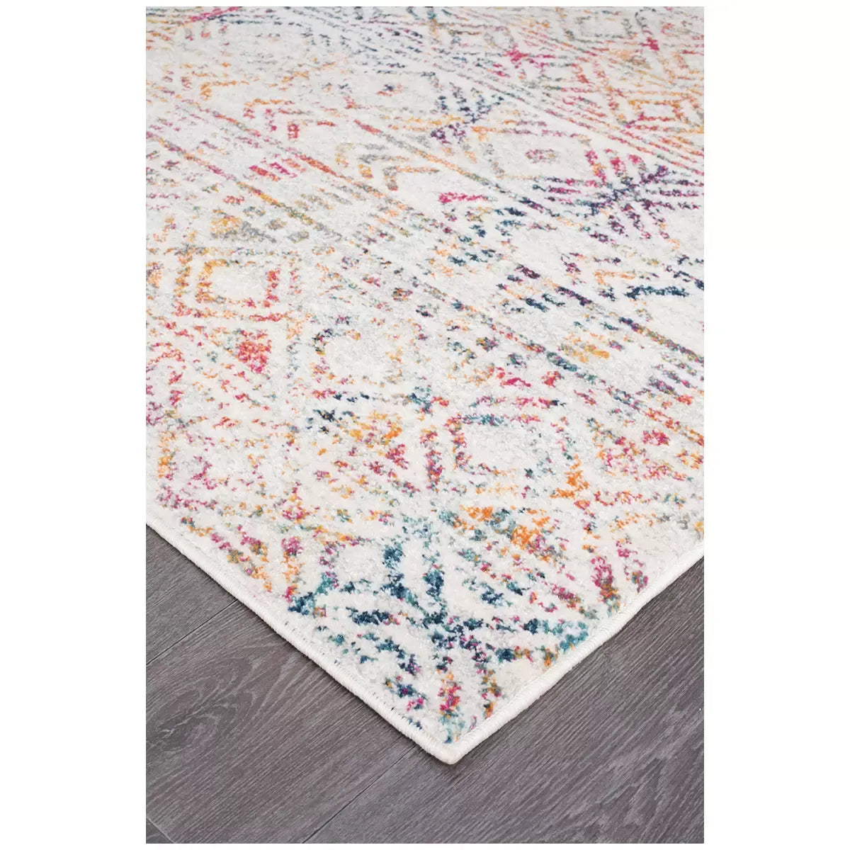 Oasis Multi Rug 290 x 200cm - Bohemian Tribal Style, Easy to Clean, Polypropylene