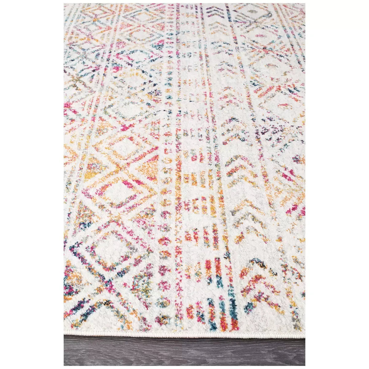 Oasis Multi Rug 290 x 200cm - Bohemian Tribal Style, Easy to Clean, Polypropylene