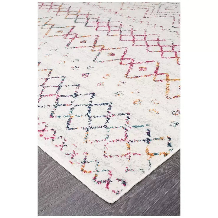 Oasis Multi Rug 230 x 160cm - Bohemian Tribal Style, Easy to Clean, Polypropylene