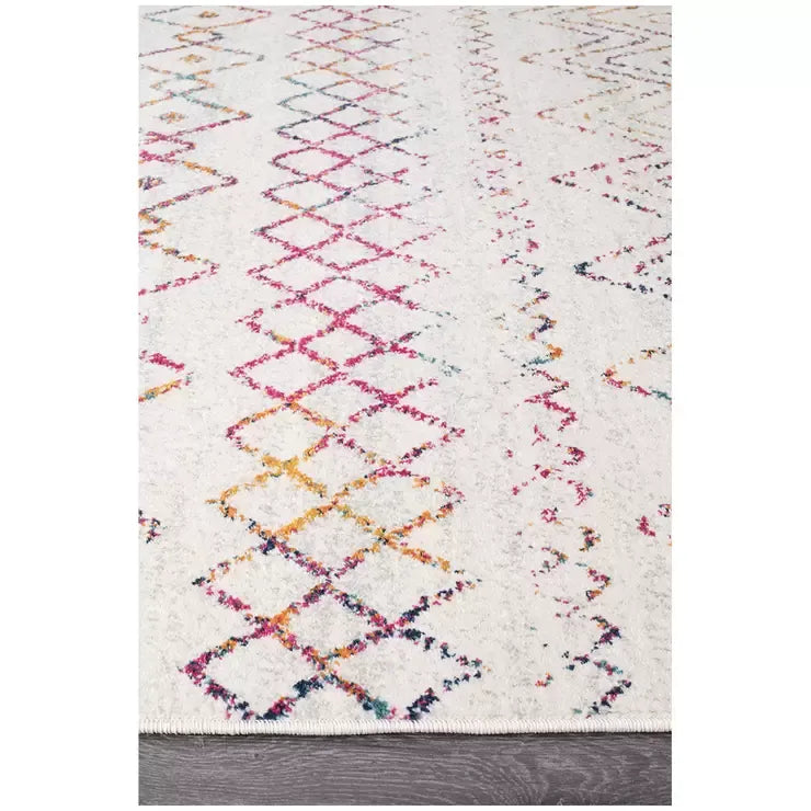 Oasis Multi Rug 230 x 160cm - Bohemian Tribal Style, Easy to Clean, Polypropylene
