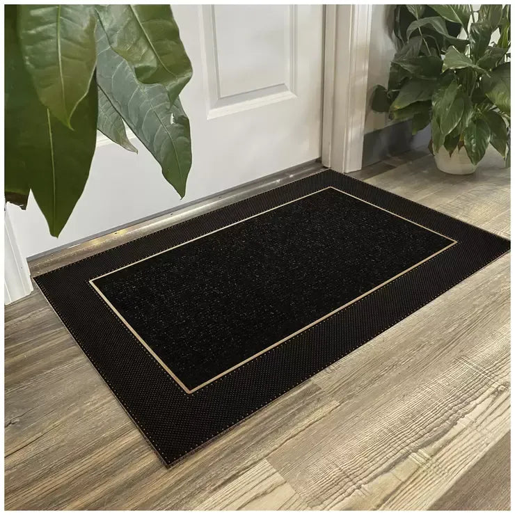 Brown Floor Mat 60 x 90cm - Easy to Clean and Weather Resistant