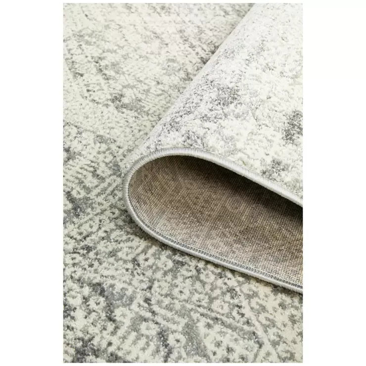 Mirage Silver Rug 400 x 300cm - Transitional Moroccan Style