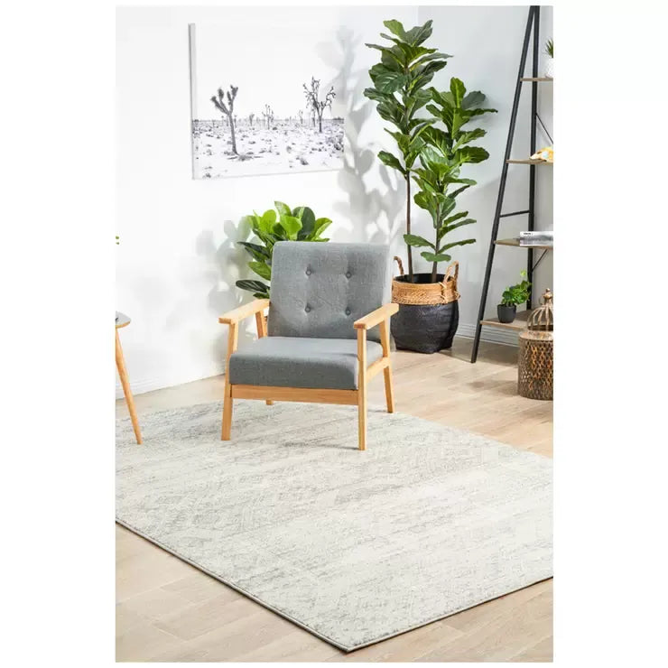 Mirage Silver Rug 400 x 300cm - Transitional Moroccan Style