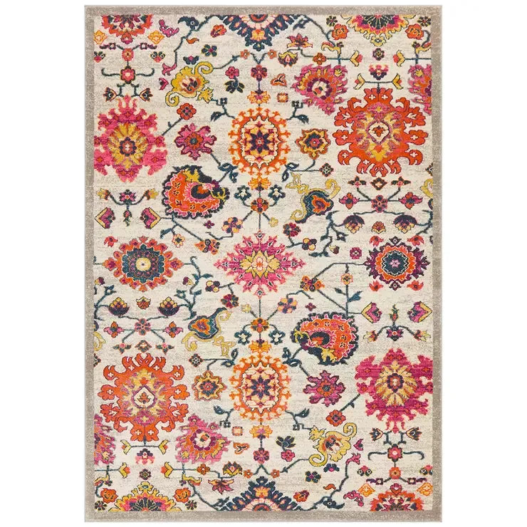 Babylon 208 Multi Indoor Rug 290 x 200cm - Soft Material for Home Use