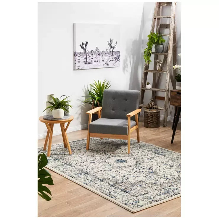 Evoke 251 White Indoor Rug 230 x 160cm - Soft Material for Home Use