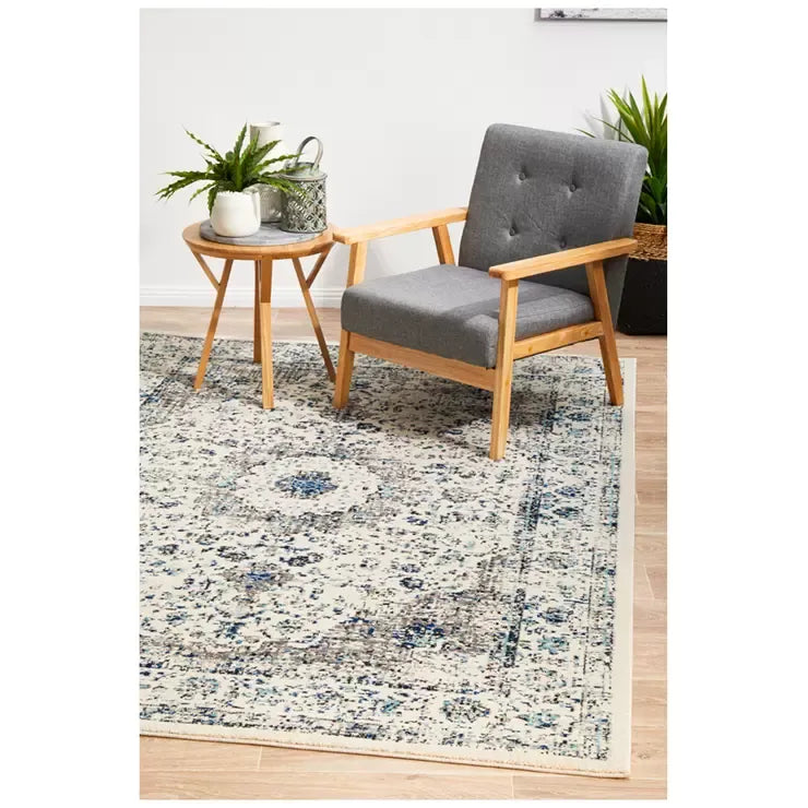 Evoke 251 White Indoor Rug 230 x 160cm - Soft Material for Home Use