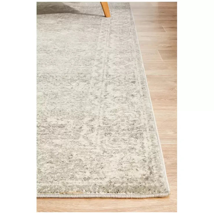 Evoke 252 Silver Indoor Rug 230 x 160cm - Soft Material for Home Use