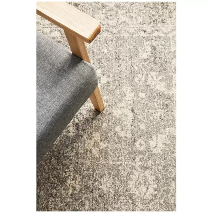 Evoke 252 Silver Indoor Rug 230 x 160cm - Soft Material for Home Use