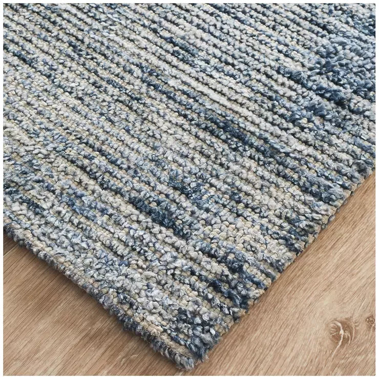 Allure Rug 320 x 230cm Indigo Cotton & Rayon Blend
