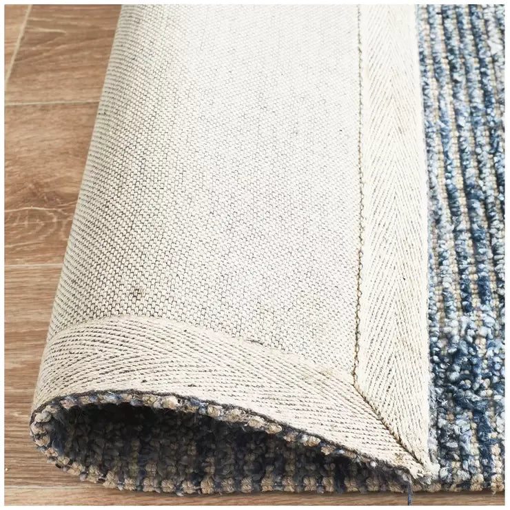 Allure Rug 320 x 230cm Indigo Cotton & Rayon Blend