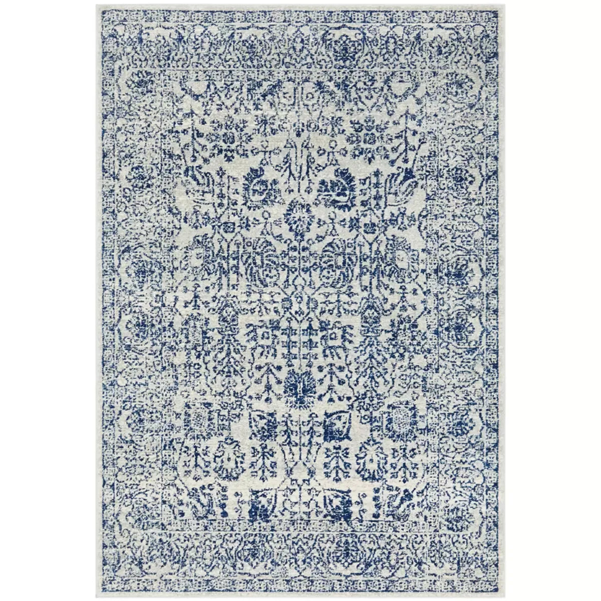 Evoke 256 Blue Indoor Rug 230 x 160cm - Soft, Non-Shedding Polypropylene