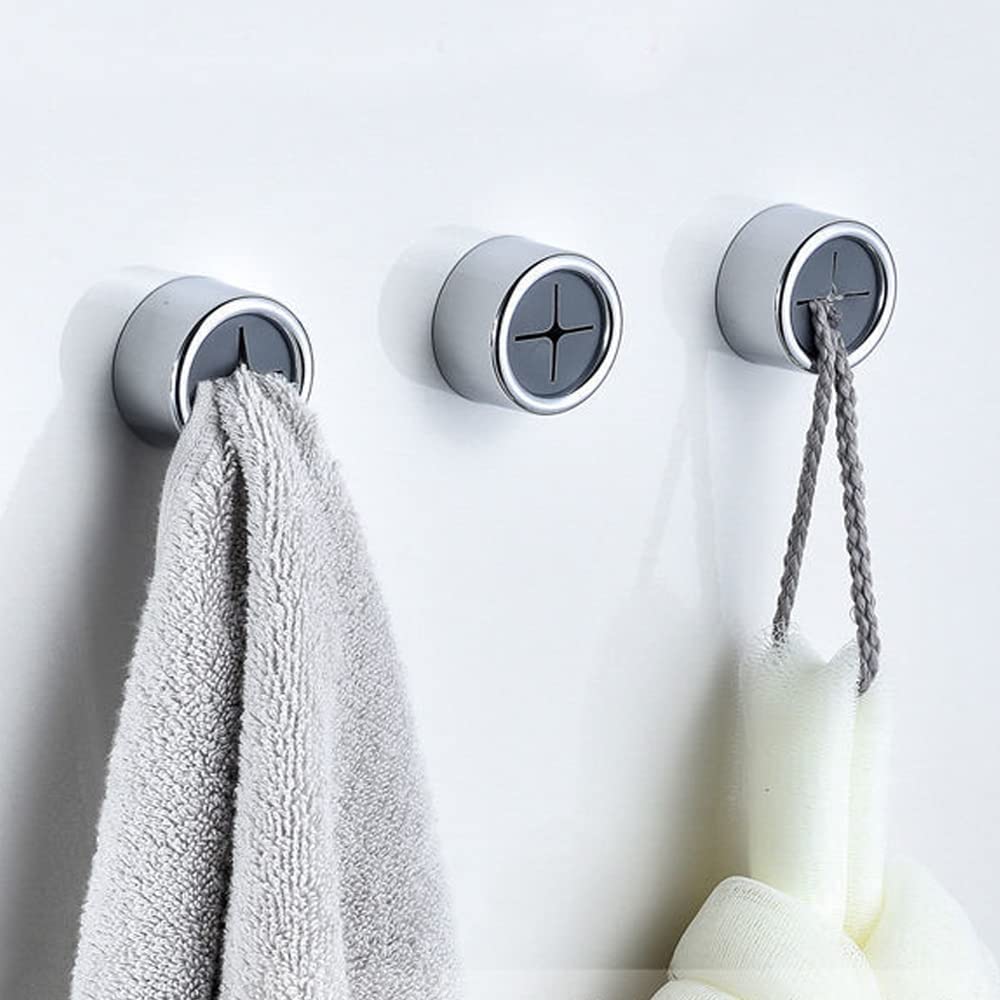 3 Pack Self Adhesive Towel Hooks, Versatile, Easy Install