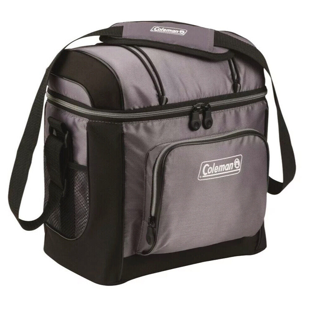 16 Can Insulated Soft Cooler Bag, Antimicrobial, Camping, Coleman