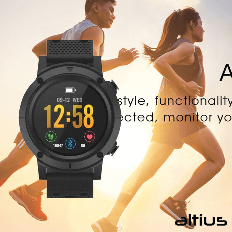 Amoled GPS Multi-Sport Smart Watch, Waterproof, iOS/Android