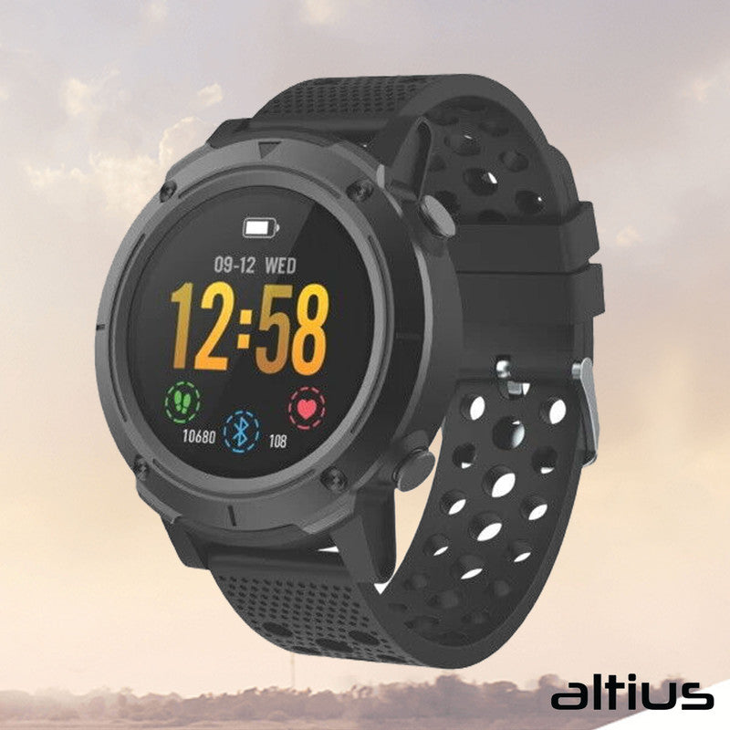 Amoled GPS Multi-Sport Smart Watch, Waterproof, iOS/Android