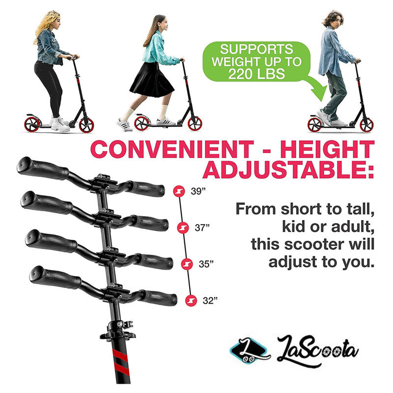 Adjustable Folding Push Commuter Scooter for Teens & Adults