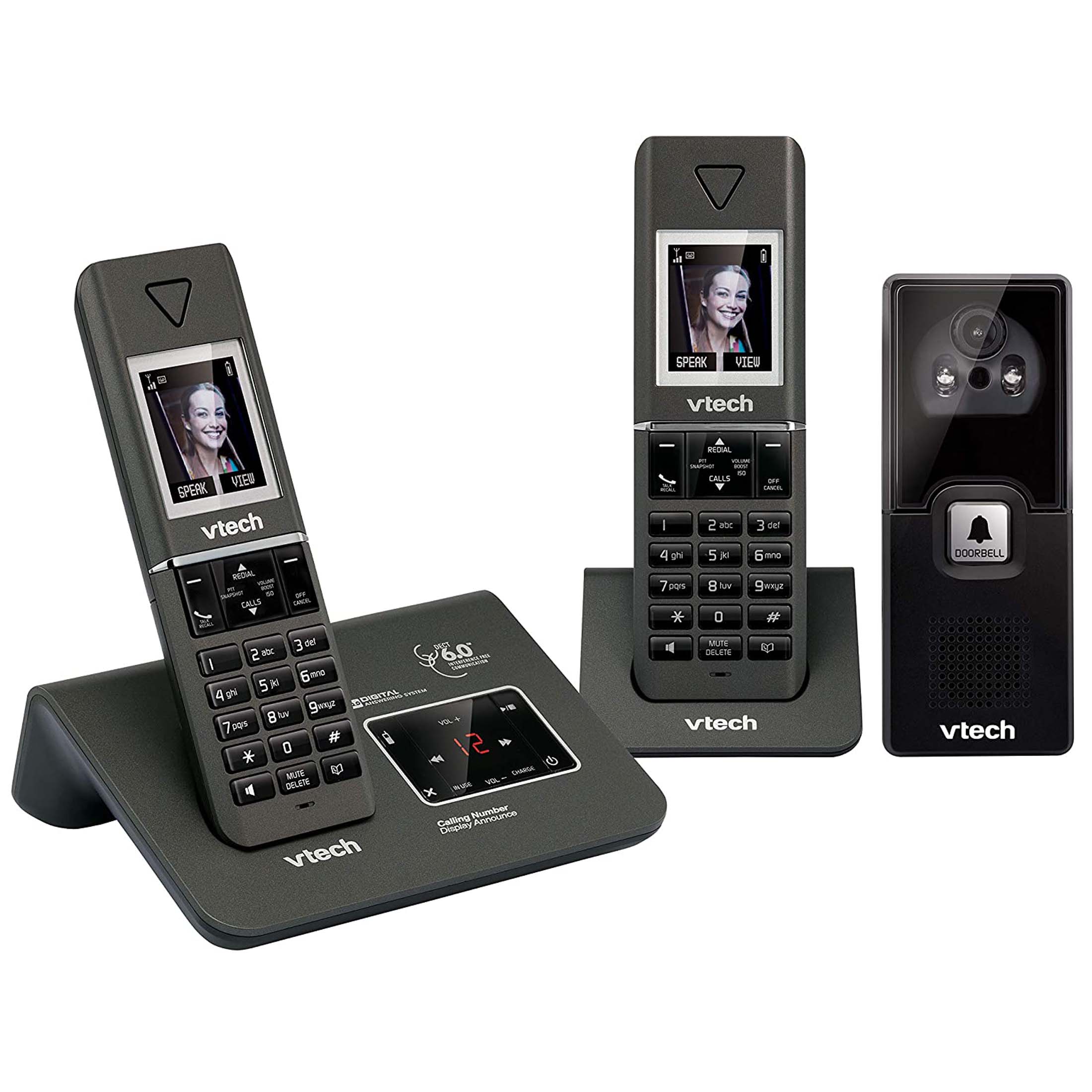 DECT 6.0 Cordless Home Phone Set w/ Video Doorbell VTech