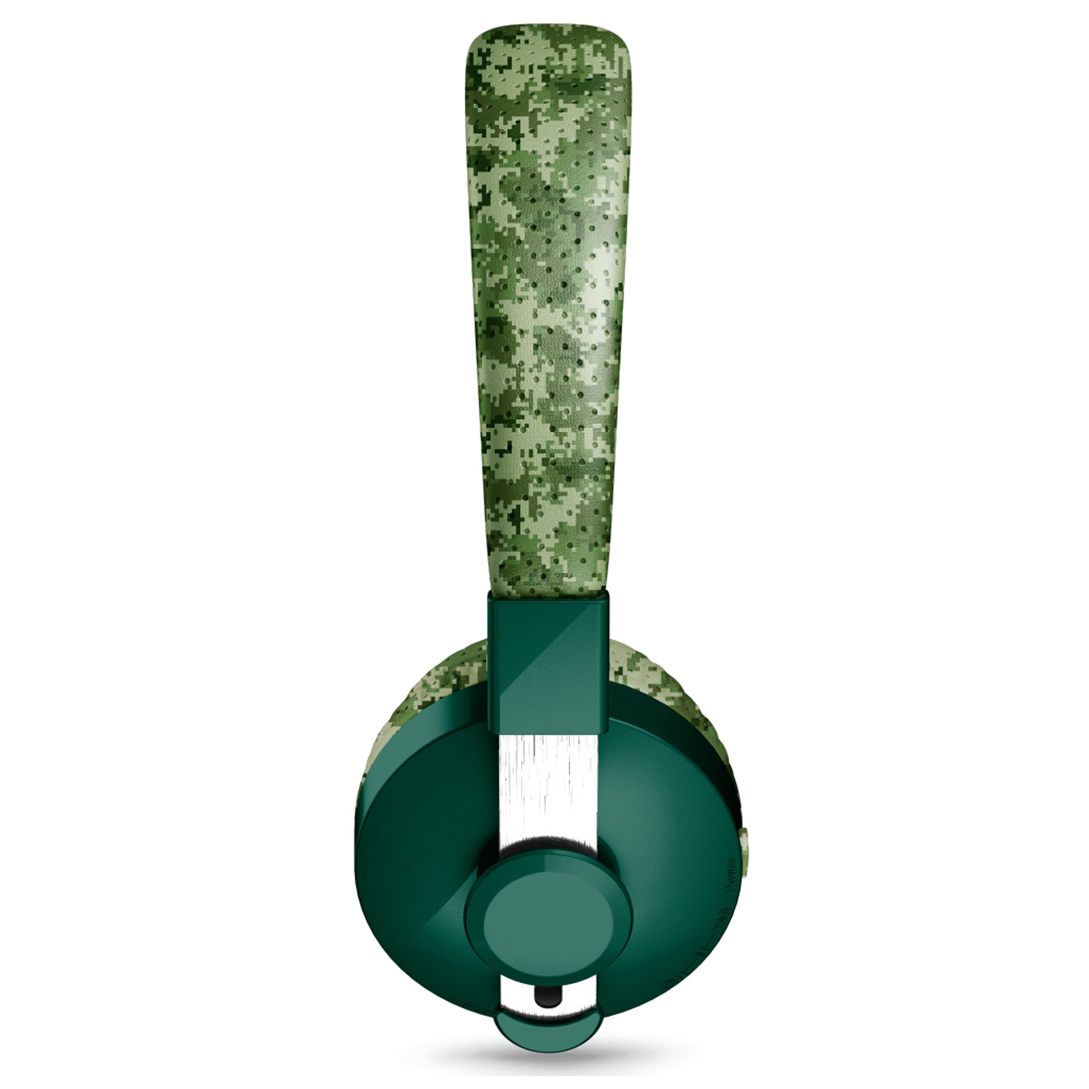 Wireless Kids Headphones, 93dB, Bluetooth, Green Camo, LilGadgets