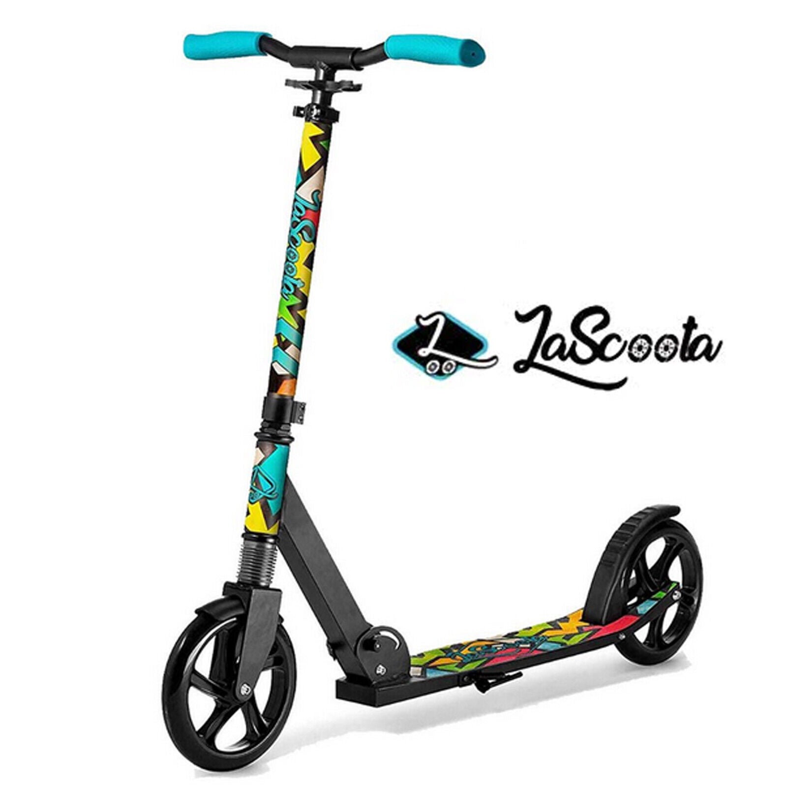 3-Height Adjustable Folding Commuter Scooter - Lascoota Pulse