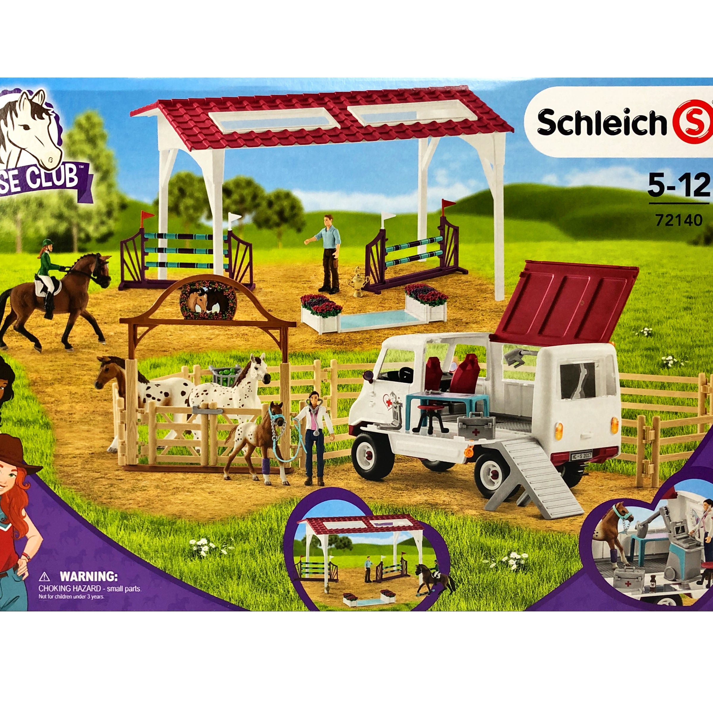 Schleich Large Playset Horse Vet Check with Mobile Van