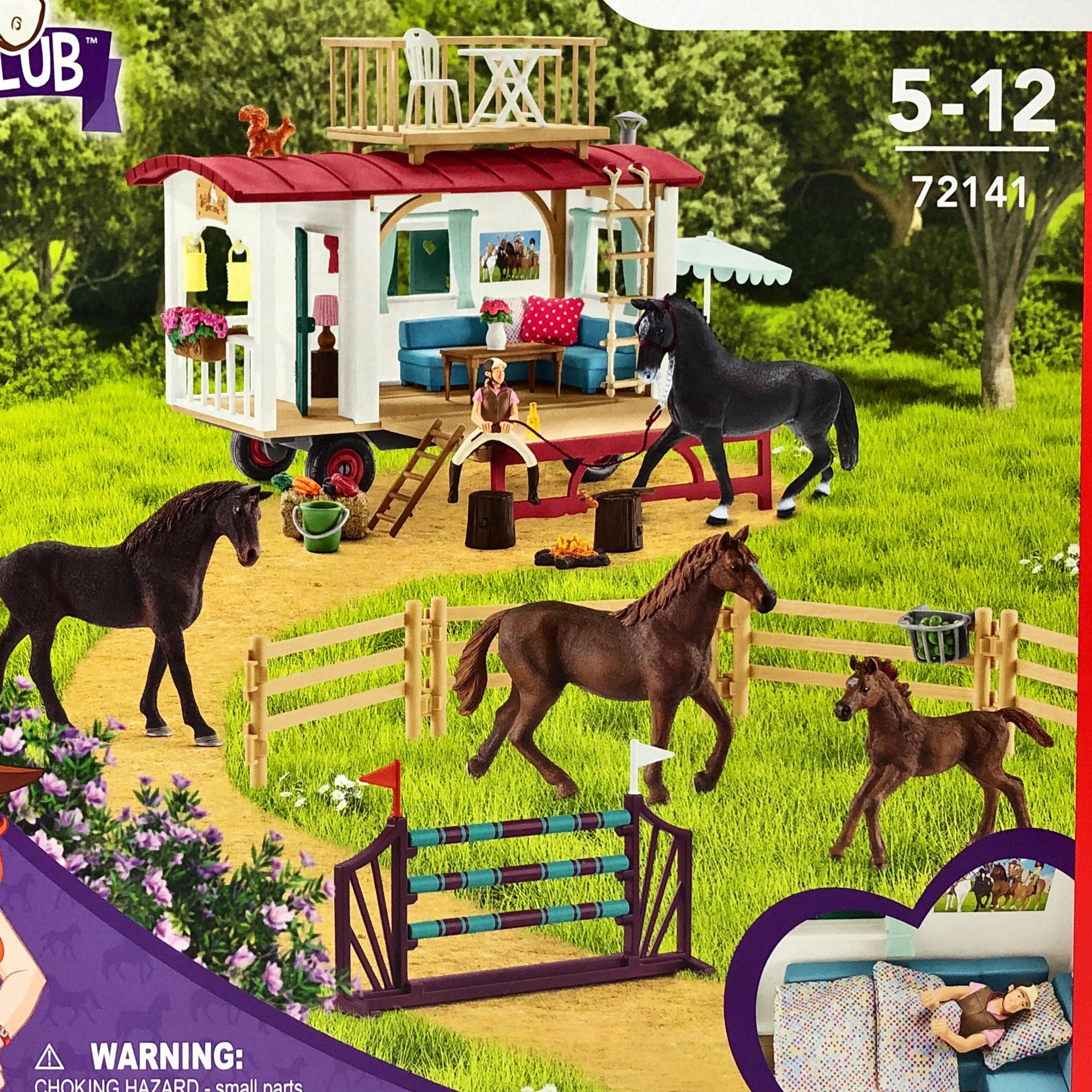 Schleich Horse Club Caravan Playset with Secret Compartment