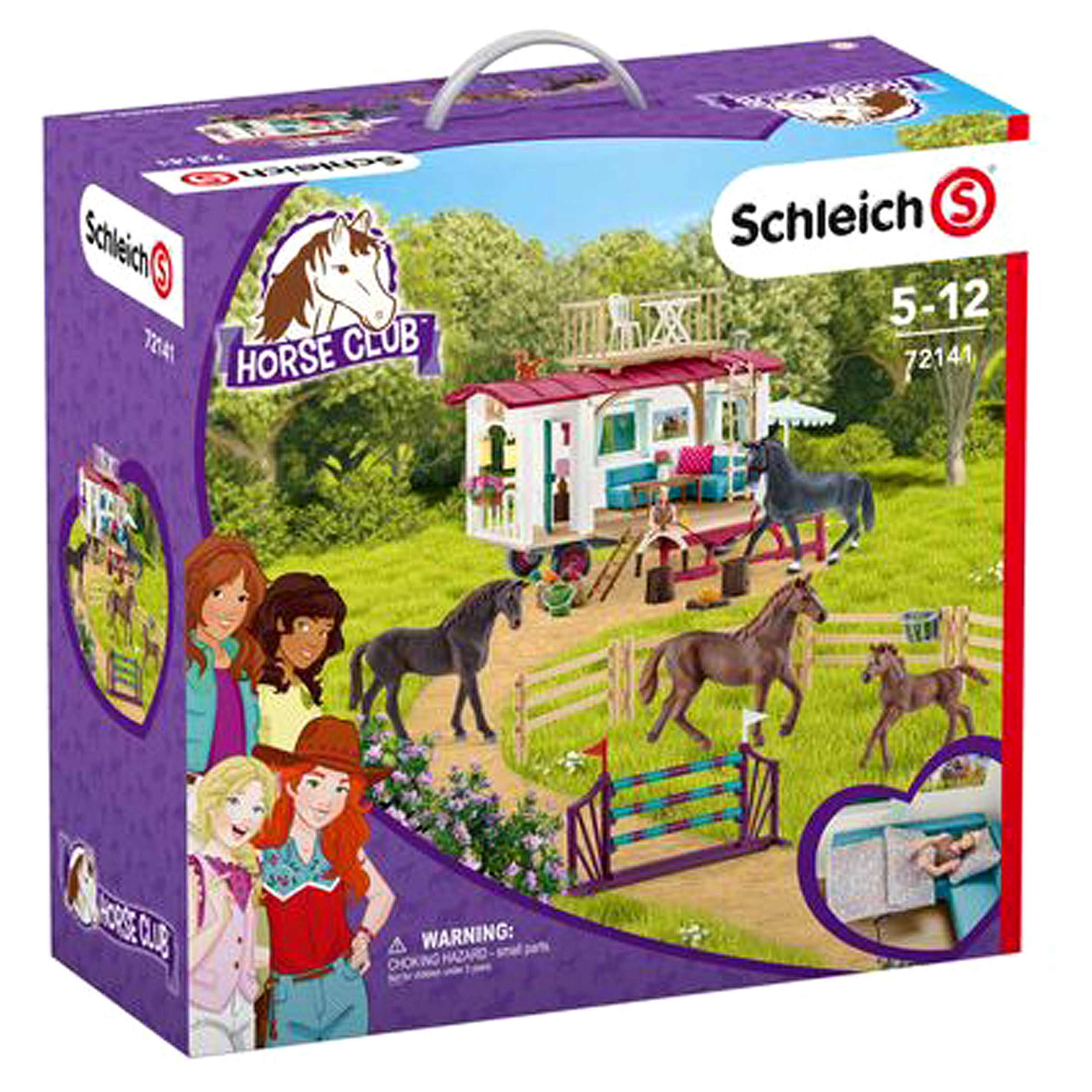 Schleich Horse Club Caravan Playset with Secret Compartment