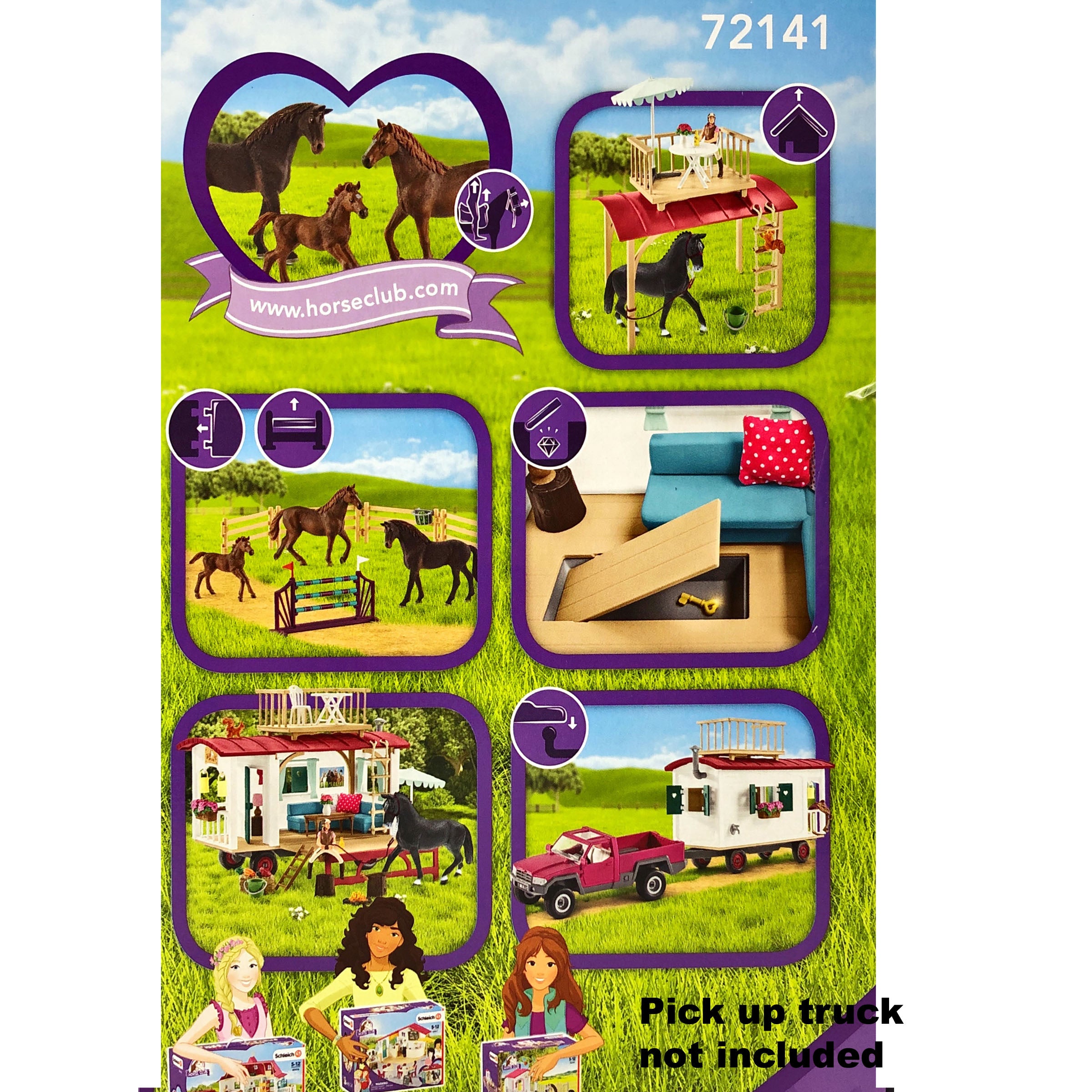 Schleich Horse Club Caravan Playset with Secret Compartment