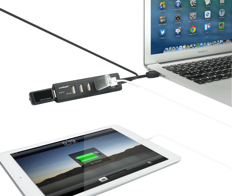 7-Port USB 3.0 & 2.0 Hub with Fast Charging - mbeat