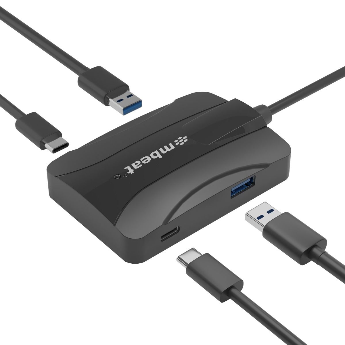 4-Port 10Gbps USB-C 3.2 Gen2 Hub 2 USB-A & 2 USB-C