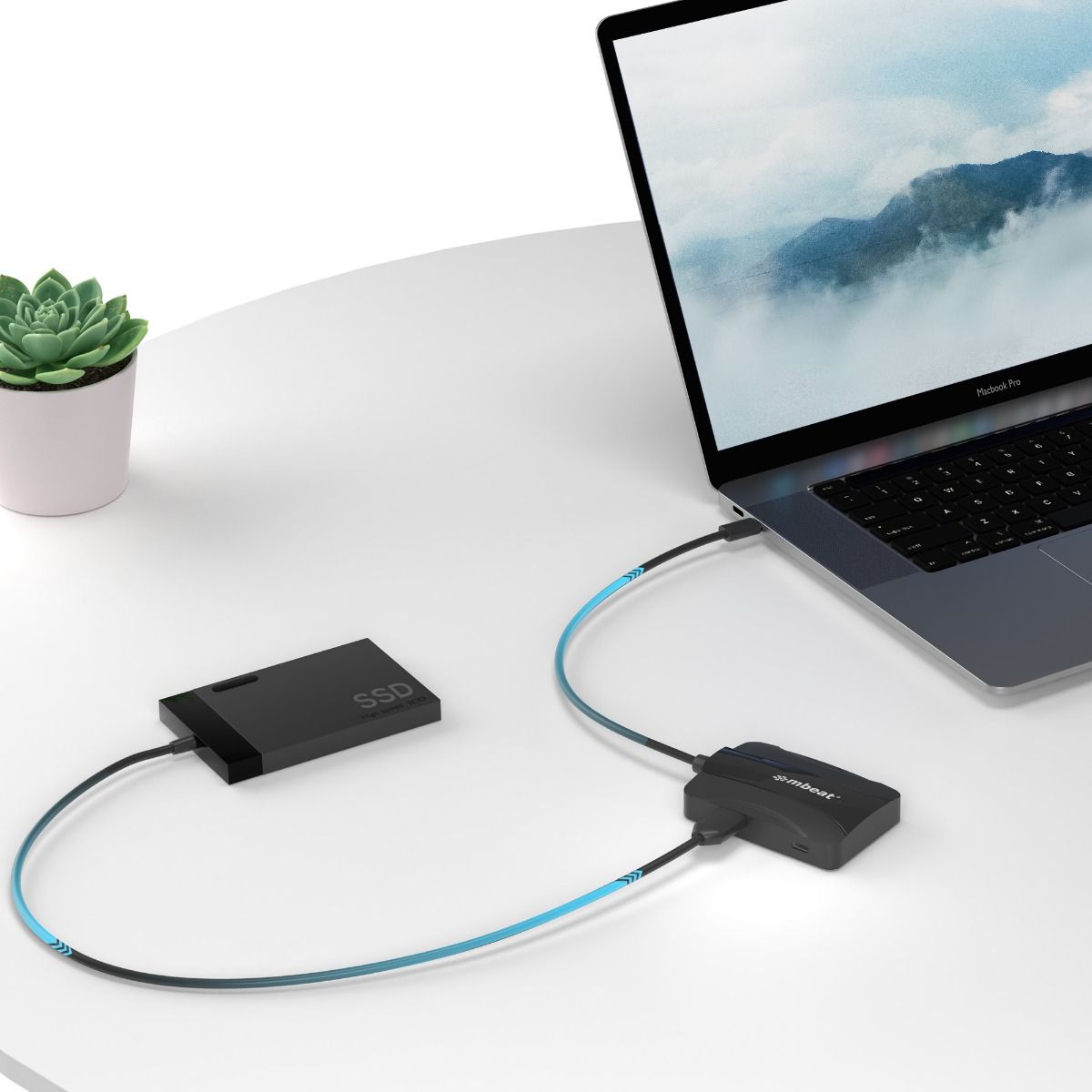 4-Port 10Gbps USB-C 3.2 Gen2 Hub 2 USB-A & 2 USB-C