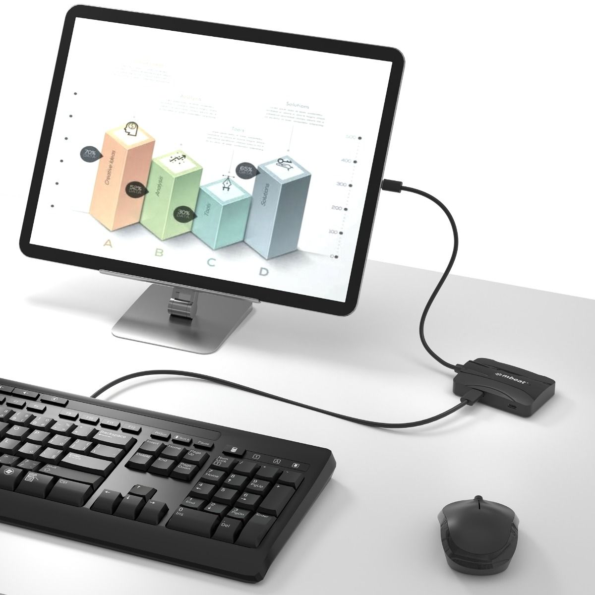 4-Port 10Gbps USB-C 3.2 Gen2 Hub 2 USB-A & 2 USB-C