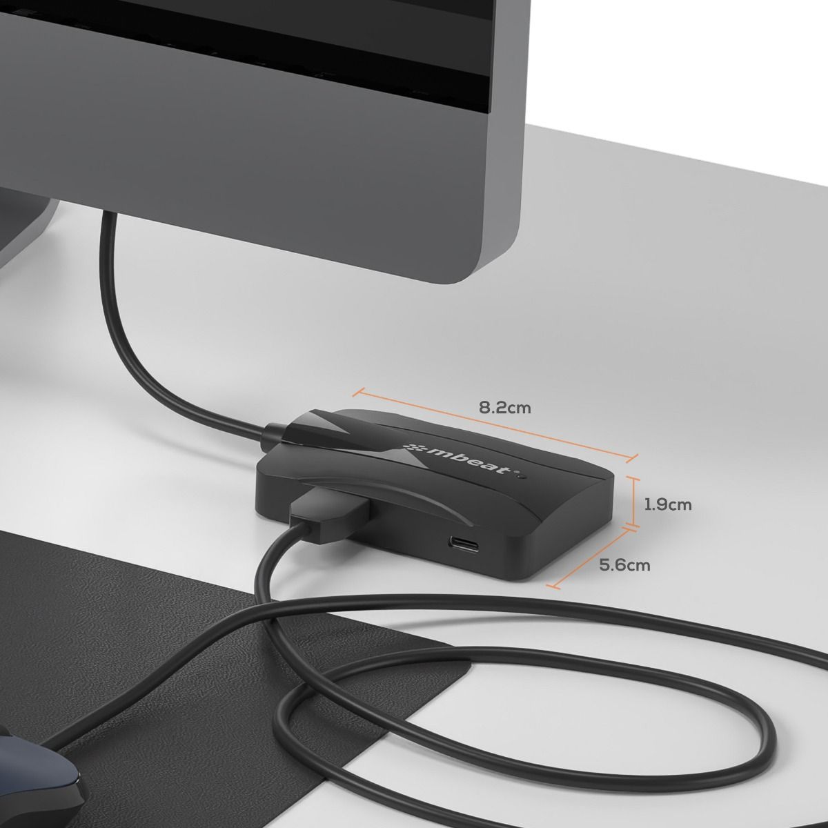 4-Port 10Gbps USB-C 3.2 Gen2 Hub 2 USB-A & 2 USB-C