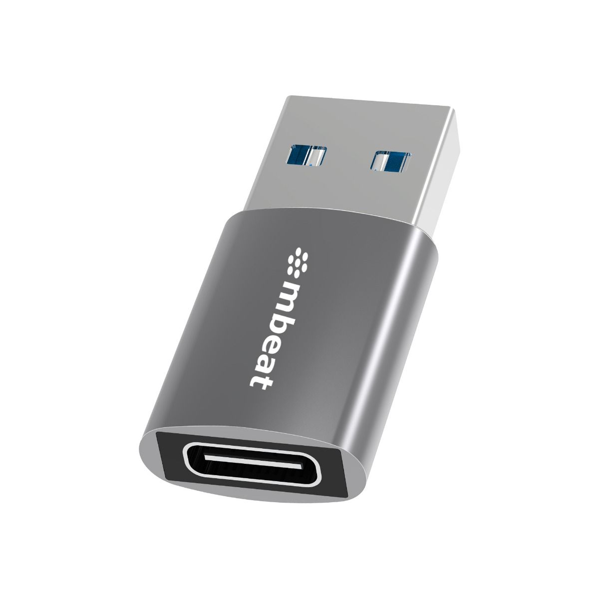 mbeat Elite USB 3.0 Male to USB-C Female Adapter - Space Grey