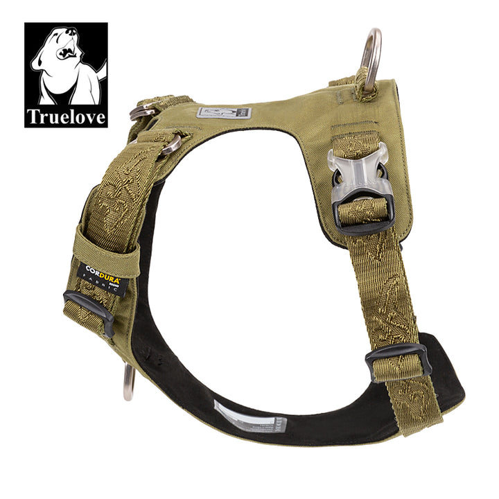 Lightweight Waterproof Dog Harness, Army Green, Large