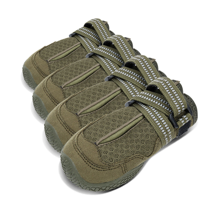 Weatherproof Dog Shoes, Reflective Velcro, Size 1 | Whinhyepet