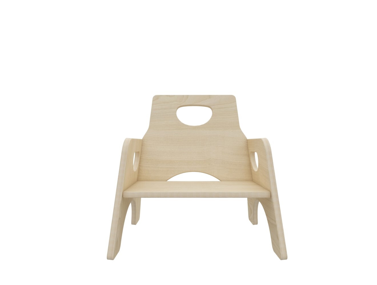 Jooyes Kids Stackable Wooden Toddler Chair H25cm - 6 Pack