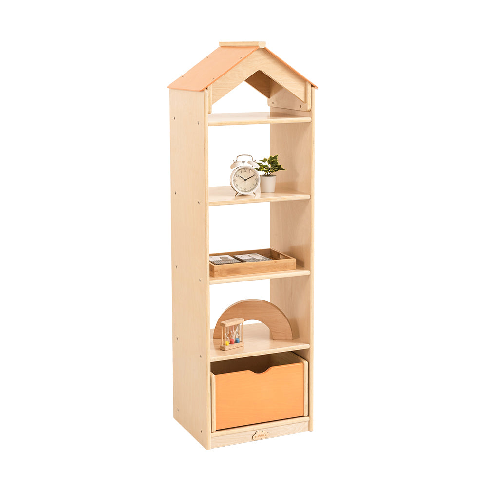 Jooyes Wooden Play Tower Bookcase Storage Shelf