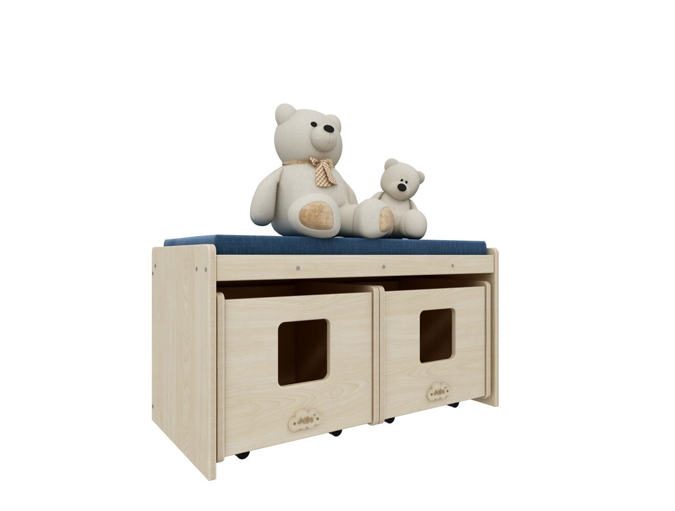 Jooyes Kids Toy Bench With Storage