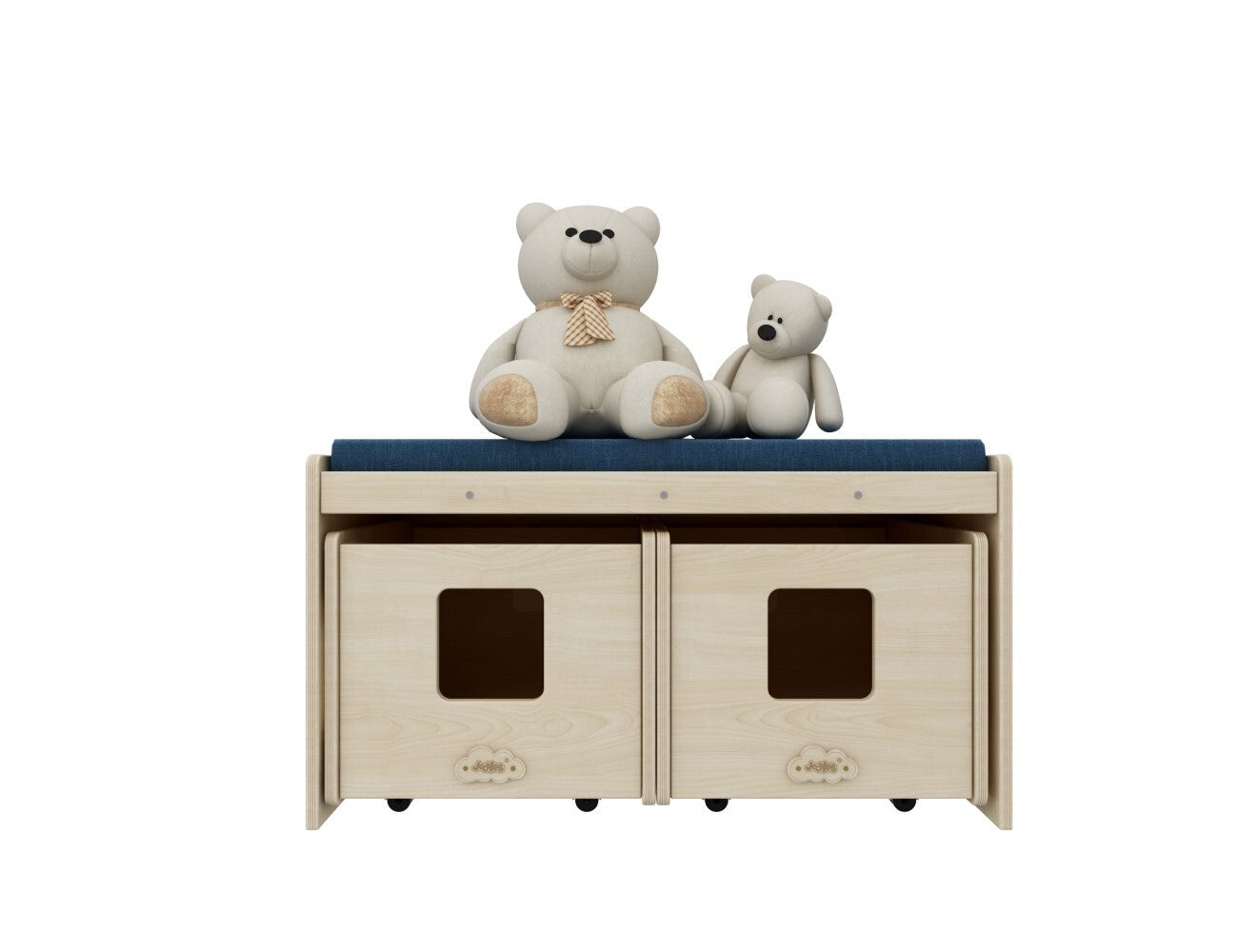 Jooyes Kids Toy Bench With Storage